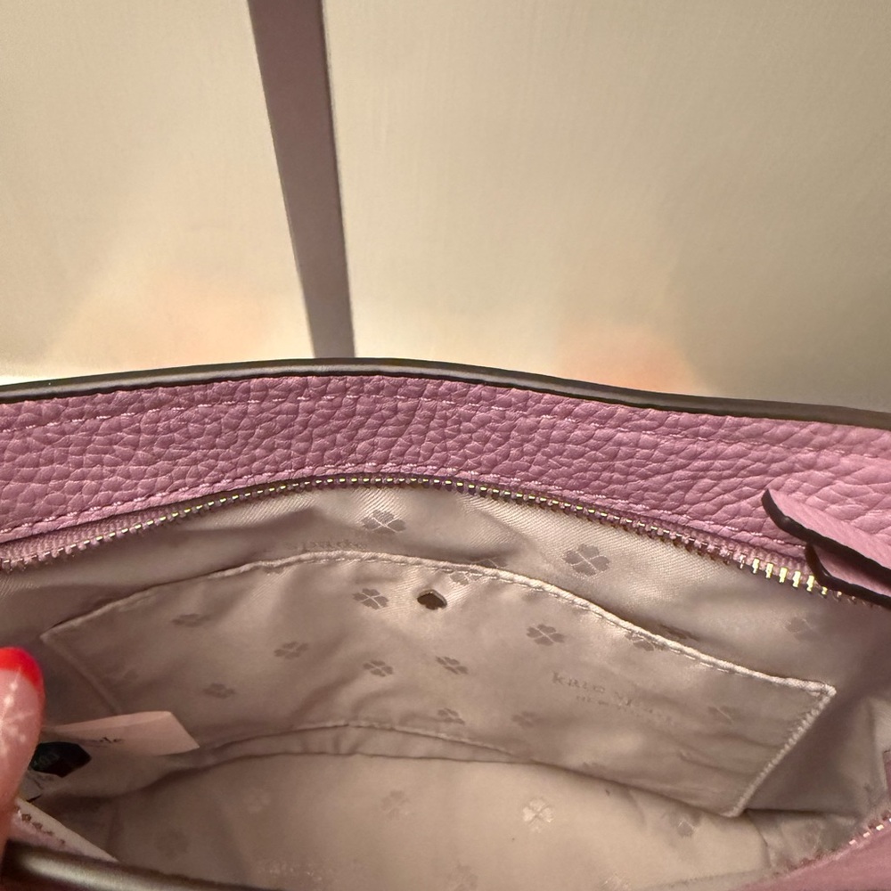 Kate Spade Lavender Crossbody/Shoulder Bag with Chain Straps - Picture 6 of 11